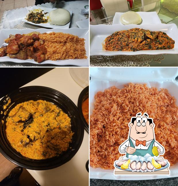 Order seafood at Nigerian Food