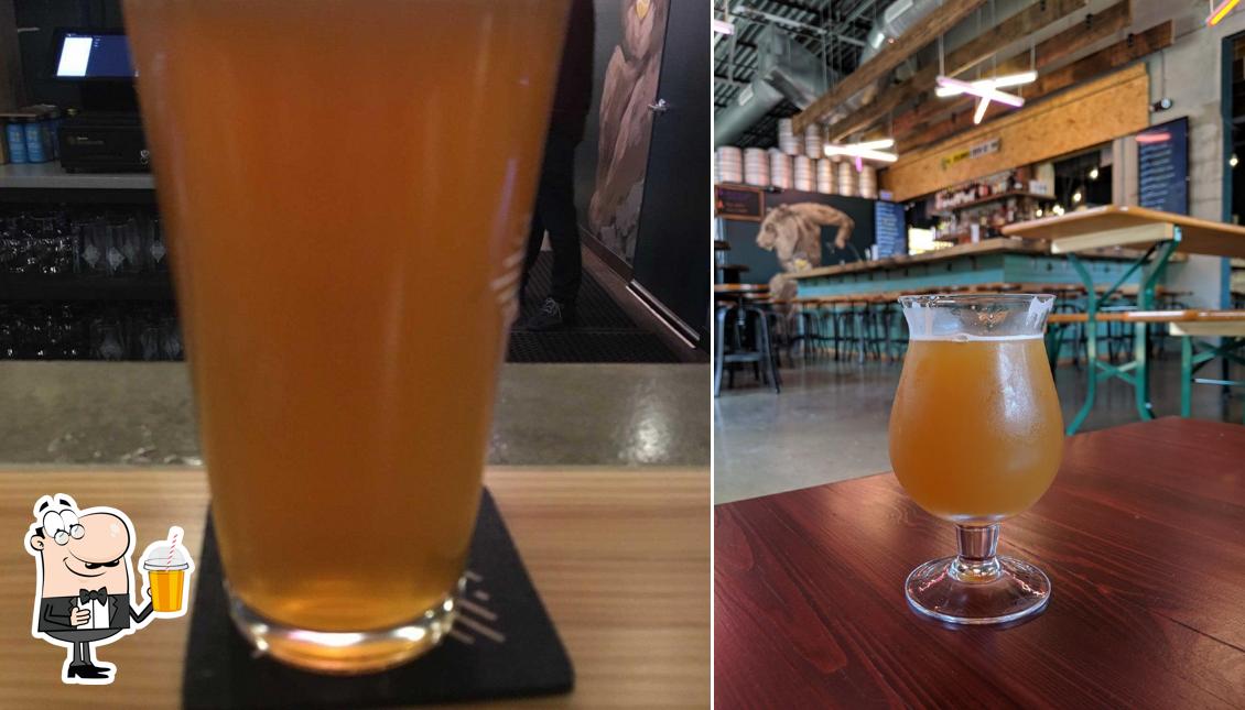 Parsons North Brewing Company serves a variety of beverages