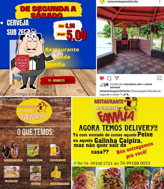 Look at the image of Restaurante A Grande Família Jacobina BA