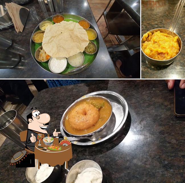 Food at Annapoorna - Saibaba colony