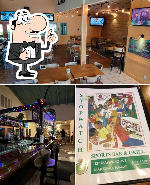 Stopwatch Sportsbar & Grill in Makawao Restaurant menu and reviews