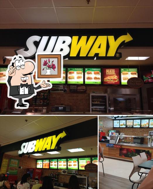 O interior do SUBWAY