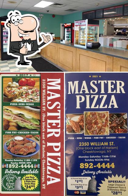 Here's a photo of Master Pizza