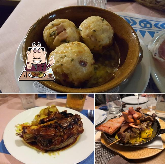 Prenditi i piatti di carne a Gunther Stube