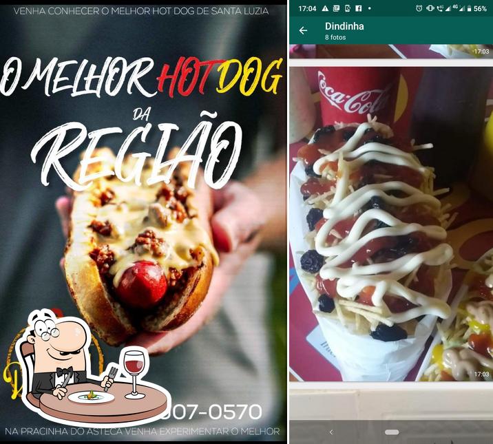 Platos en Hot Dog da Dindinha