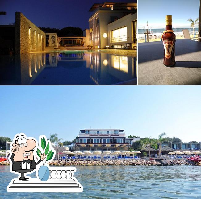 Tra le diverse cose da Martino Club Hotel si possono trovare la esterno e birra