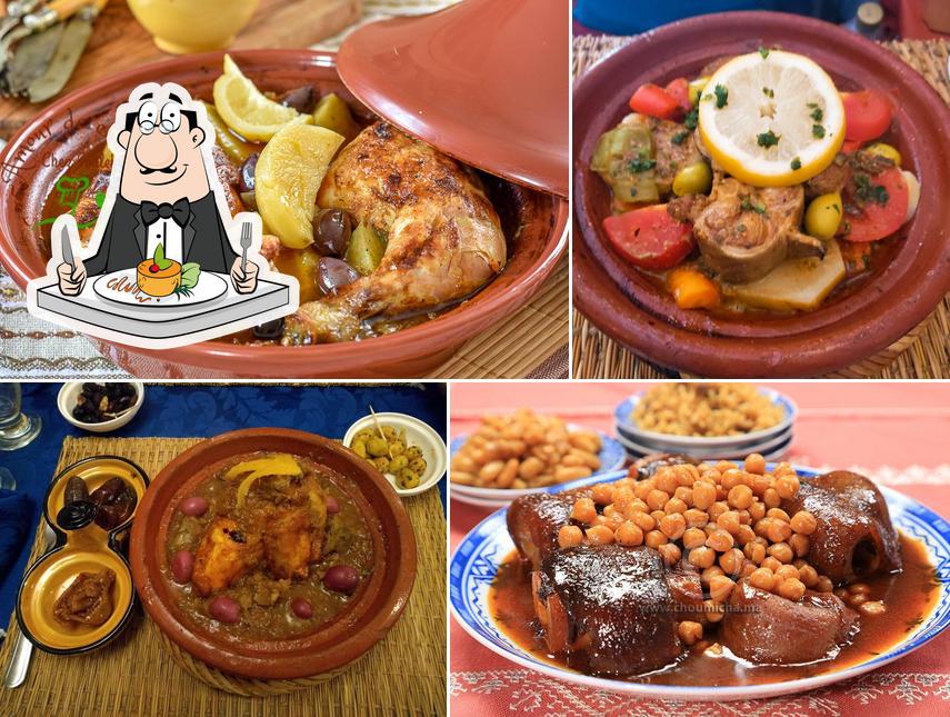 Nourriture à Restaurant Marocain Dar Safran