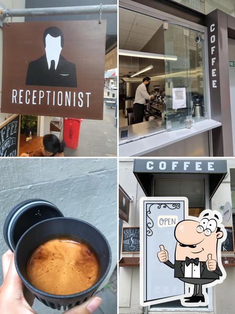 Receptionist coffee, Unit7/5967 High St in Auckland Restaurant menu