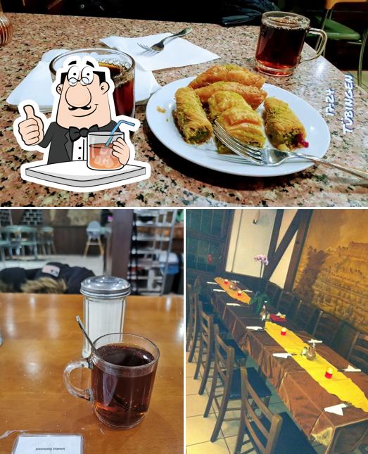Observa las fotografías que hay de bebida y comedor en Restaurant Istanbul Tübingen