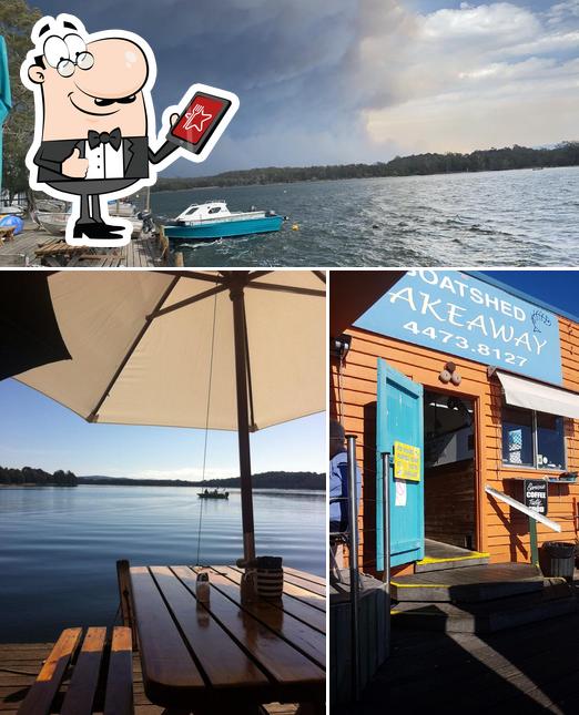 The exterior of Tuross Boatshed & Cafe