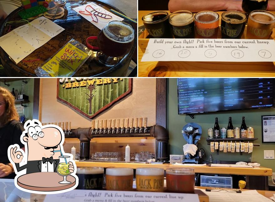 Jack Pine Brewery, 15593 Edgewood Dr N in Baxter Restaurant menu and