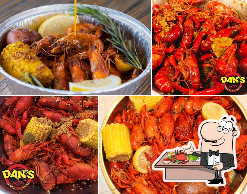 Dan's Seafood & Wings, 18 Uvalde Rd in Houston Restaurant menu and