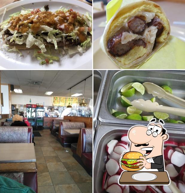 Order a burger at Don Pedro Mayor