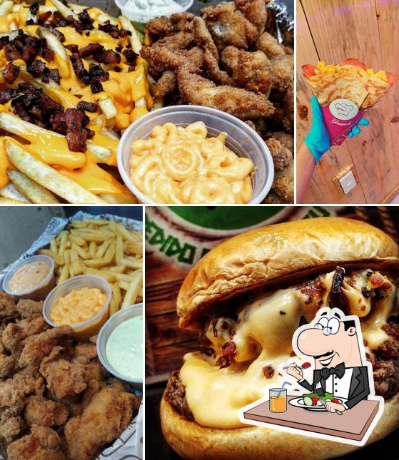 Platos en Hamburgueria Espaço Gourmet