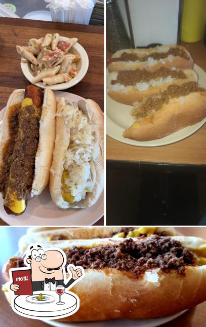 Food at Joey's Hot Dogs
