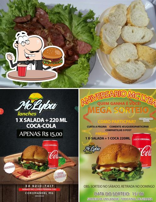 Peça um hambúrguer no Mc lyba lanches