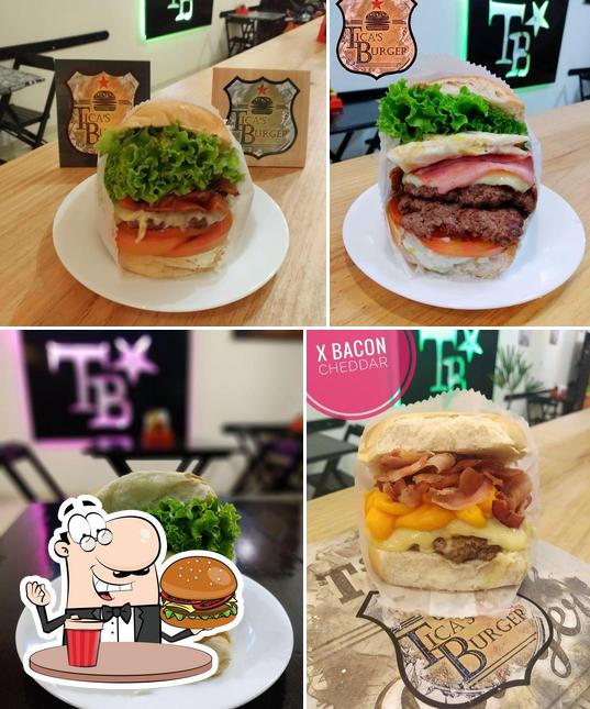 Experimente um hambúrguer no Ticas Burger - Itapecerica