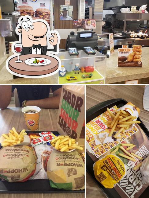 Comida em Burger King