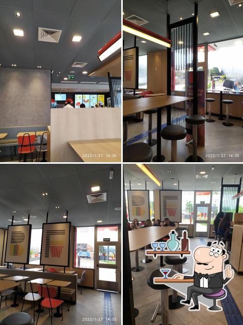 O interior do McDonald's