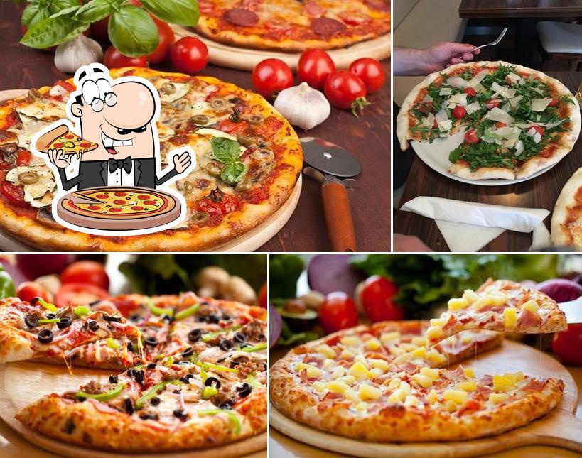 Prenez des pizzas à Pizzeria Piccola