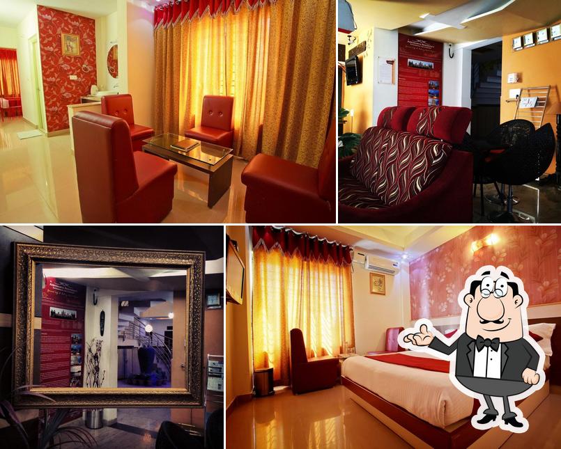 The interior of Aishwarya Residency (Best Budget Hotel In Mysore)