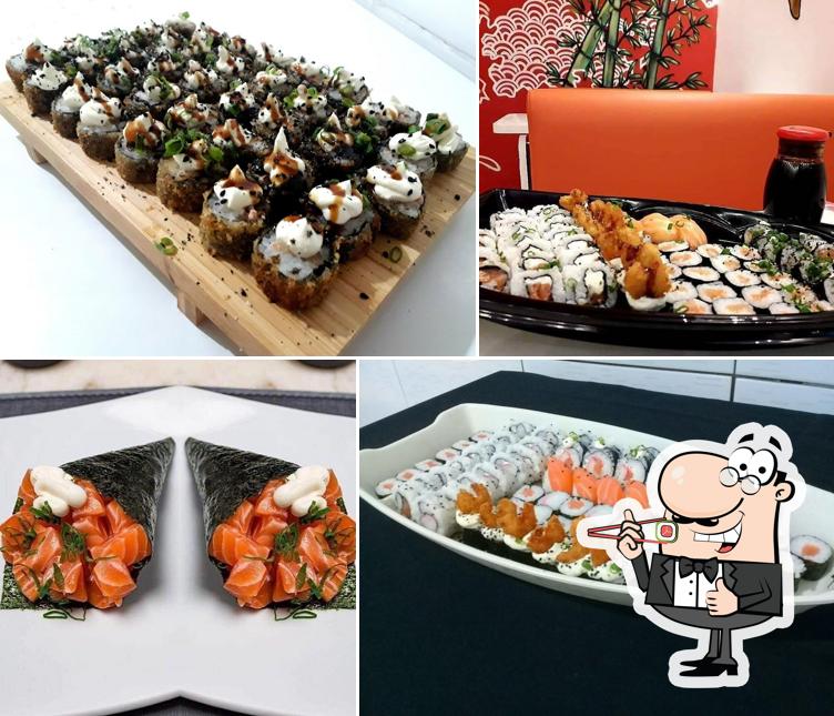 Escolha diversas opções de sushi