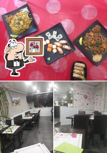 Voici la photo représentant la intérieur et nourriture sur Sushi & Thaï