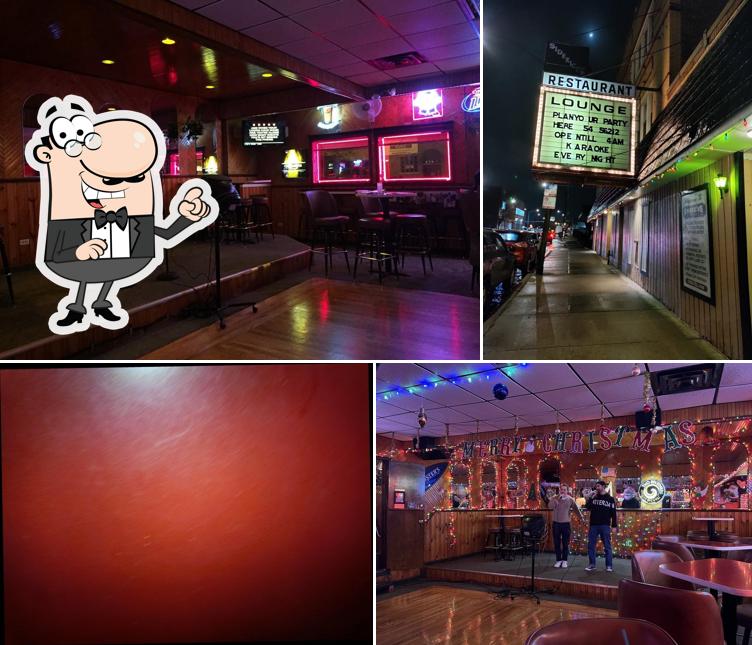 The interior of Sidekick's Entertainment Lounge & Restaurant
