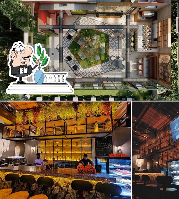 The exterior of Boho The Sky Cafe- Madhyamgram