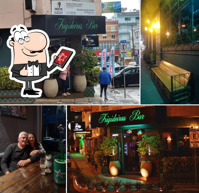 O exterior do Frigideiras Bar