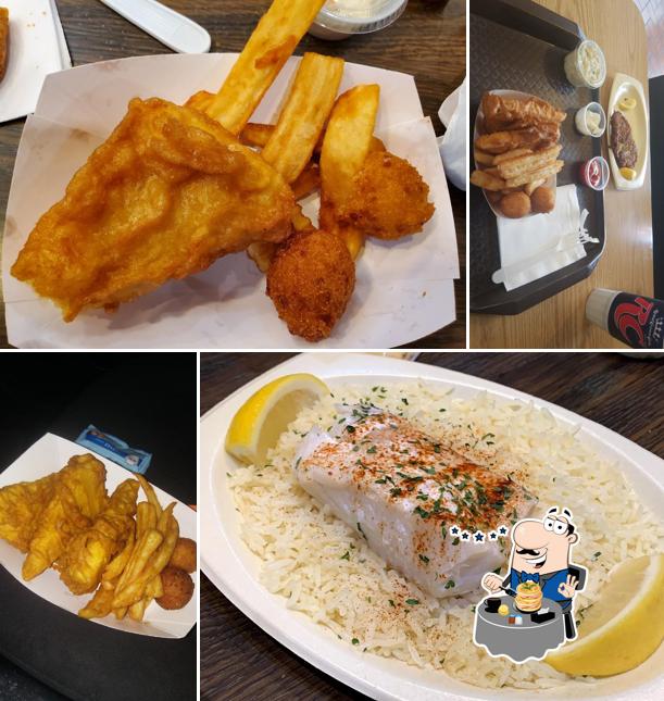 Еда в "Marino's Seafood Fish & Chips"