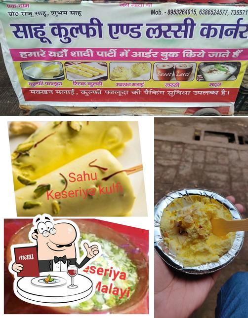 Food at Sahu Kulfi & Makkhan Malai