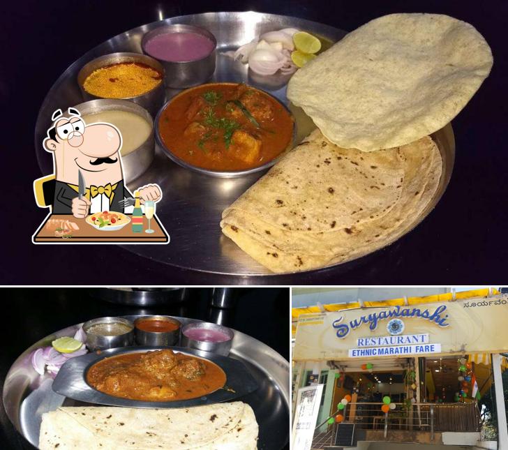 This is the picture displaying food and exterior at Suryawanshi Restaurant
