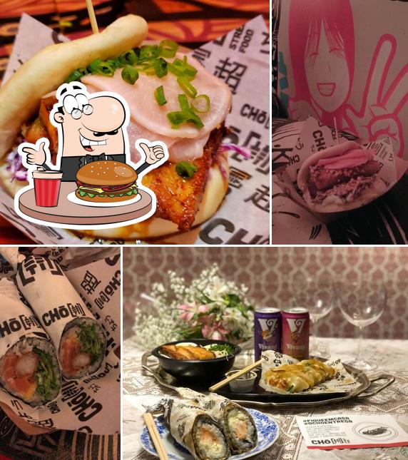 Os hambúrgueres do Chō Street Food irão saciar uma variedade de gostos