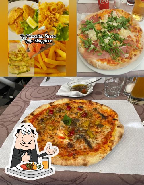 Еда в "Ristorante Pizzeria La Piazzetta"