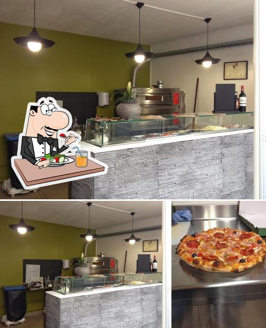 The picture of Pizza Regina’s food and interior