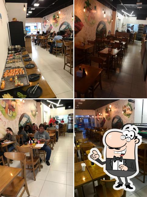 O interior do Ki Sushi - Barra Funda