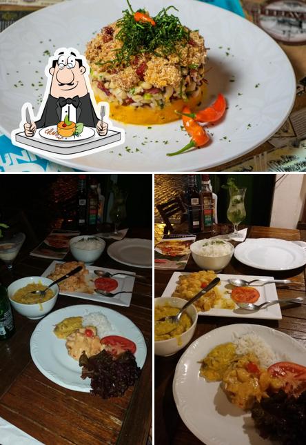 Comida em Coco Pimenta Gastrobar