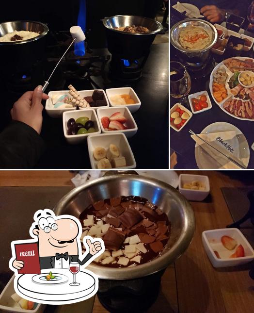 Comida em Blackpot Restaurant