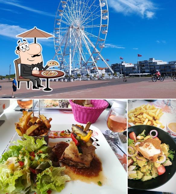 L'extérieur est une importante caractéristique de Restaurant Snack Bar La Playa Océan Biscarrosse