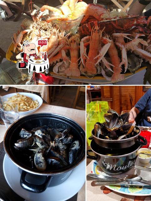 Закажите блюда с морепродуктами в "Le Caveau"