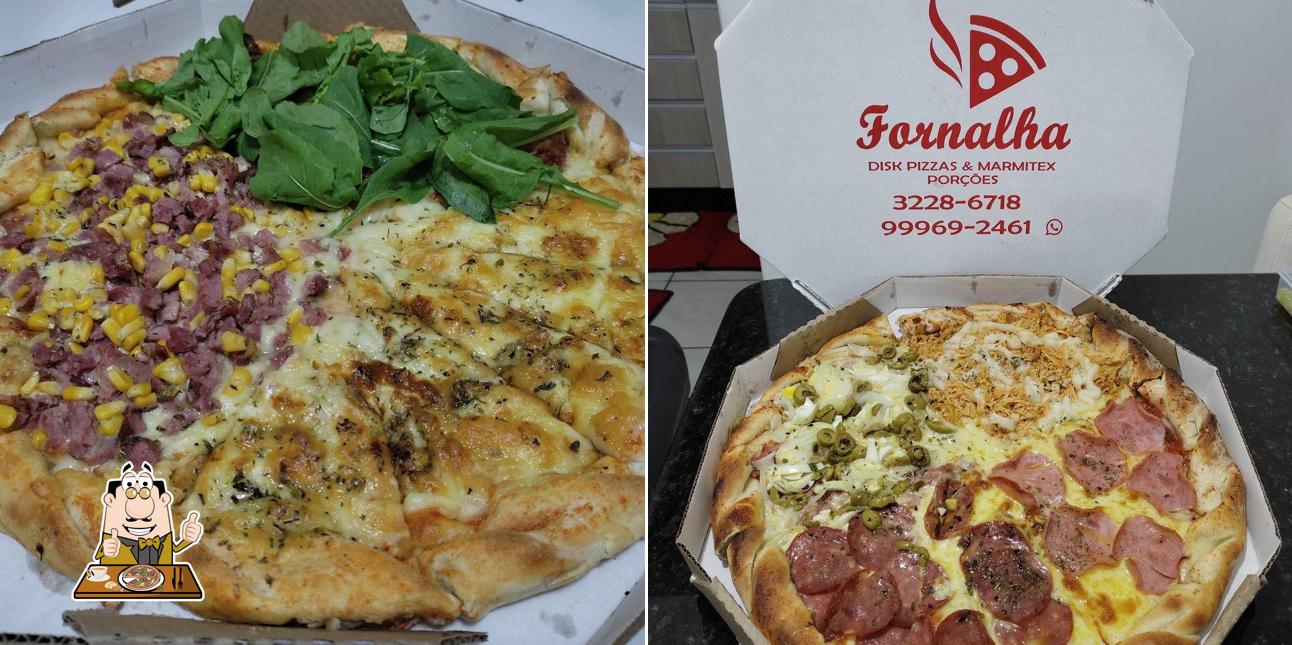 No Pizzaria Fornalha, você pode conseguir pizza