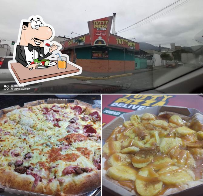Comida em Tutty Pizzas