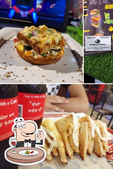 ENDLESS PIZZA is distinguished by food and beverage