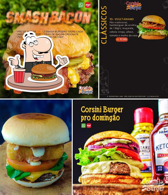 Delicie-se com um hambúrguer no Corsini Burger