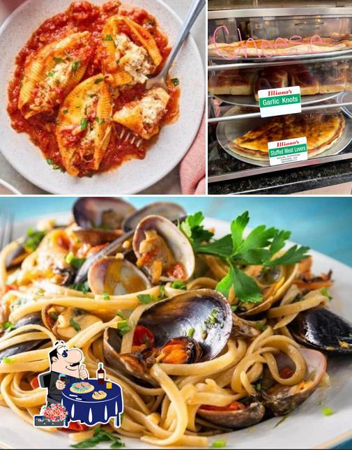 Закажите блюда с морепродуктами в "Illiano's Pizzeria & Restaurant"