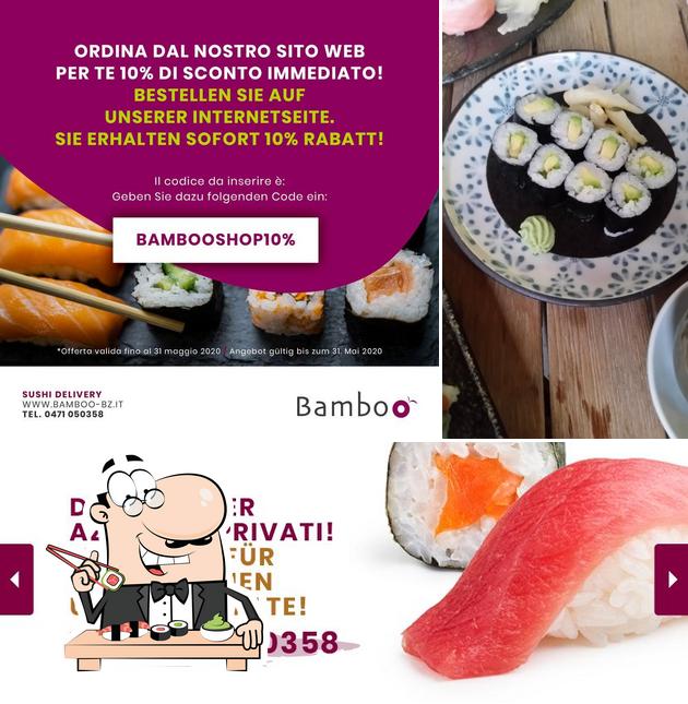 Prova le diverse opzioni di sushi