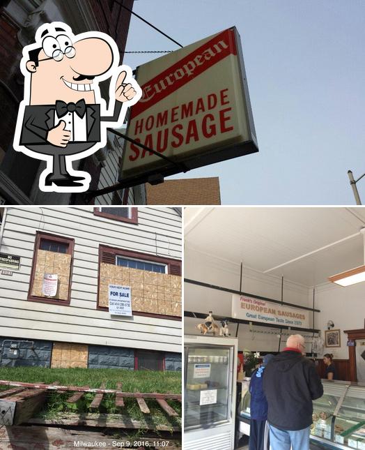 European Homemade Sausage Shop in Milwaukee Restaurant menu