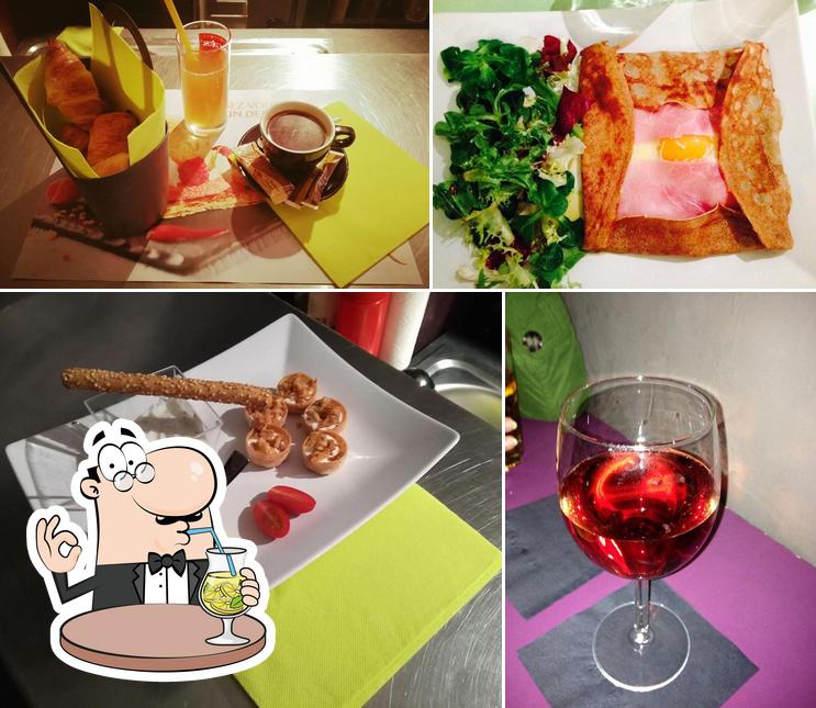 Это фото, где изображены напитки и еда в Le Comptoir De La Chouette