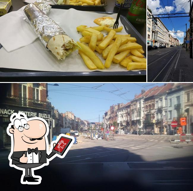 Jetez un coup d’oeil à la photo indiquant la extérieur et nourriture concernant Snack Friterie Buzlu